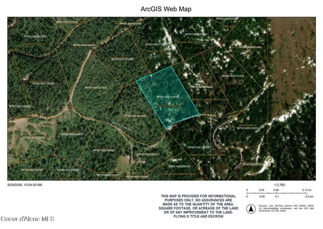 410 Adams Creek RD, Fernwood, ID 83830 property photo