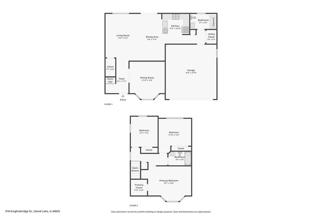 918 Knightsbridge Drive, Island Lake, IL 60042