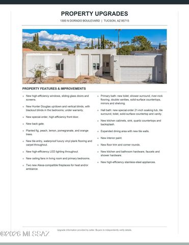 1300 N Dorado Boulevard, Tucson, AZ 85715