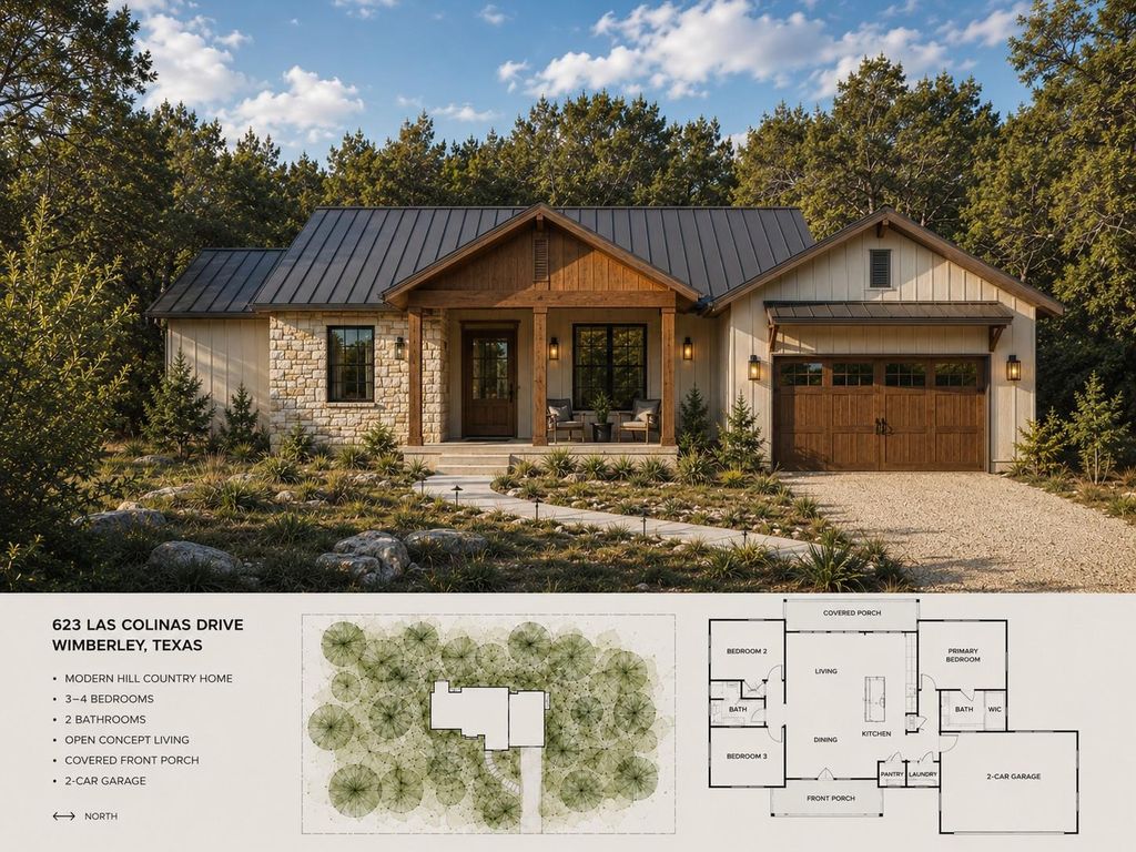 623 Las Colinas DR, Wimberley, TX 78676