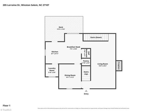 205 Lorraine Drive, Winston-salem, NC 27107