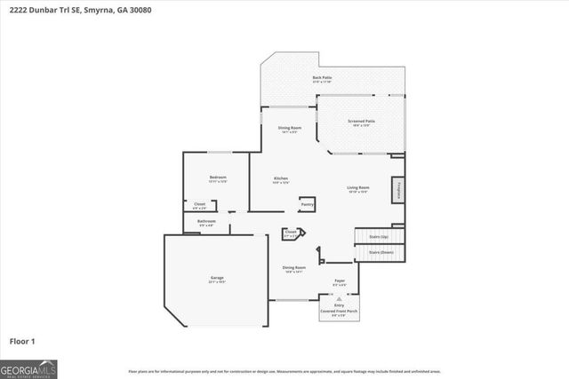 2222 Dunbar Trail SE, Smyrna, GA 30080