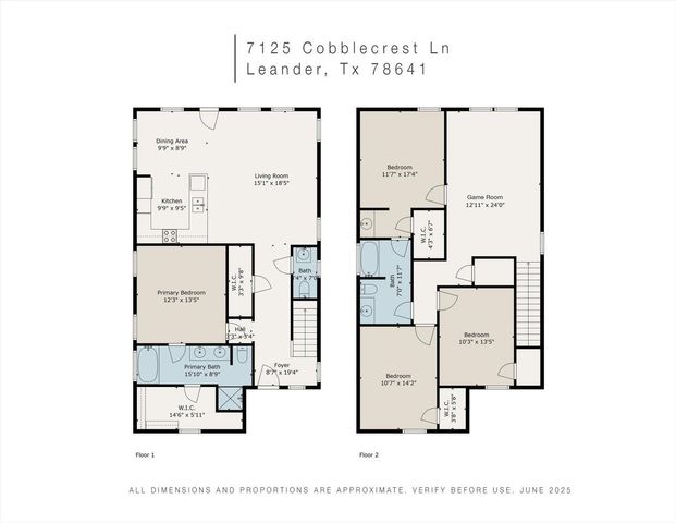 1725 Cobblecrest LN, Leander, TX 78641