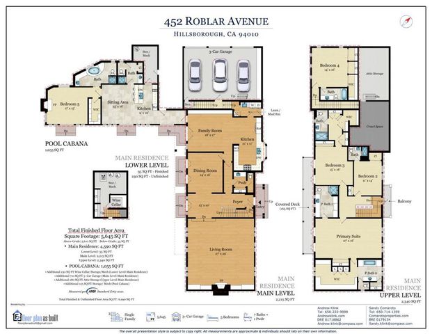 452 Roblar Avenue, Hillsborough, CA 94010