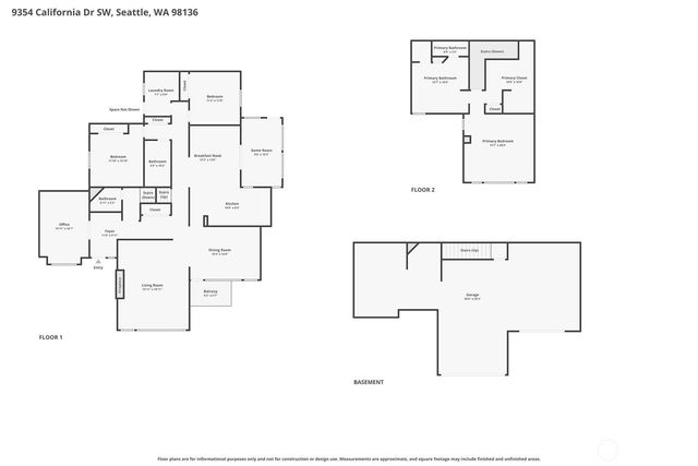 9354 California Drive SW, Seattle, WA 98136