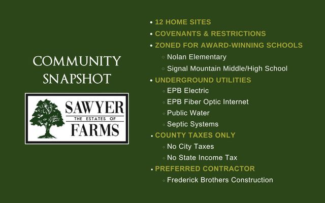 1805 Sawyer Farms Lane, Signal Mountain, TN 37377