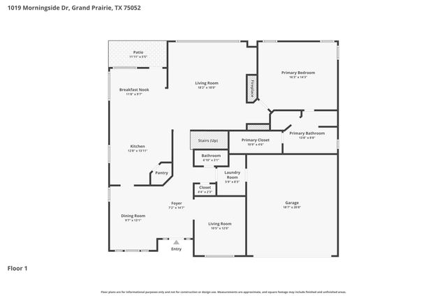 1019 Morningside Drive, Grand Prairie, TX 75052