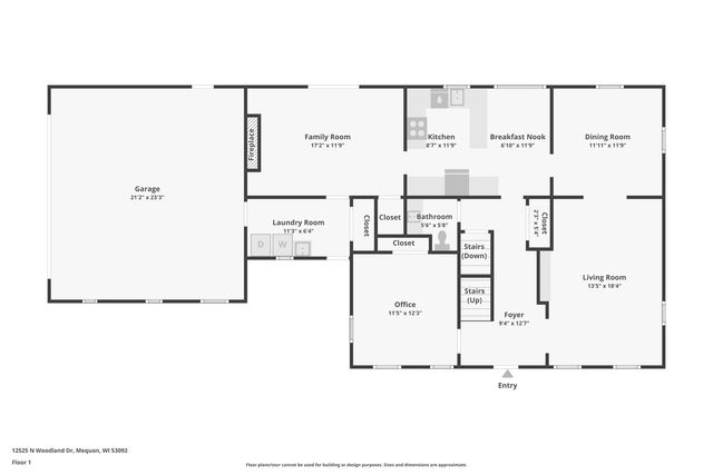 12525 N Woodland DRIVE, Mequon, WI 53092
