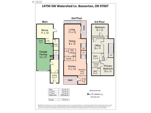 14794 Sw WATERSHED Ln, Beaverton, OR 97007