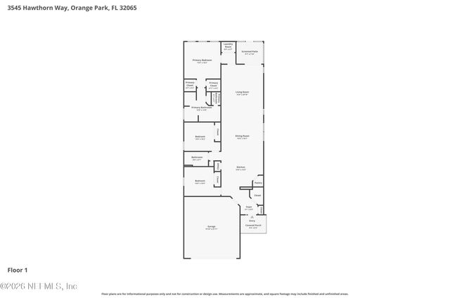 3545 HAWTHORN Way, Orange Park, FL 32065