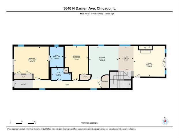 3640 N Damen Avenue 1, Chicago, IL 60618