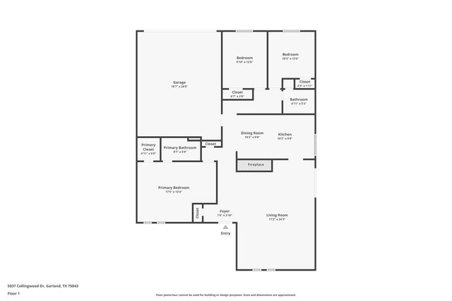 5037 Collingwood Drive, Garland, TX 75043