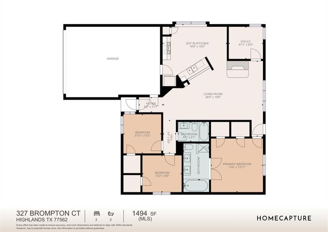 327 Brompton Court, Highlands, TX 77562