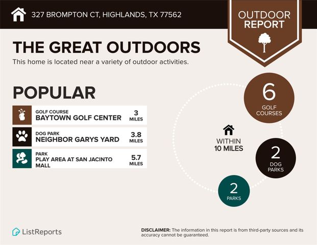 327 Brompton Court, Highlands, TX 77562