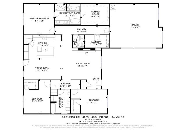 339 Cross Tie Ranch Road, Trinidad, TX 75163
