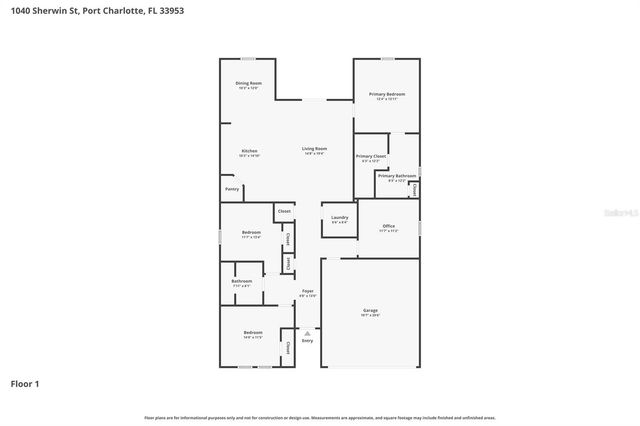 1040 SHERWIN STREET, Port Charlotte, FL 33953