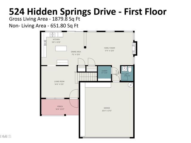 524 Hidden Springs Drive, Durham, NC 27703