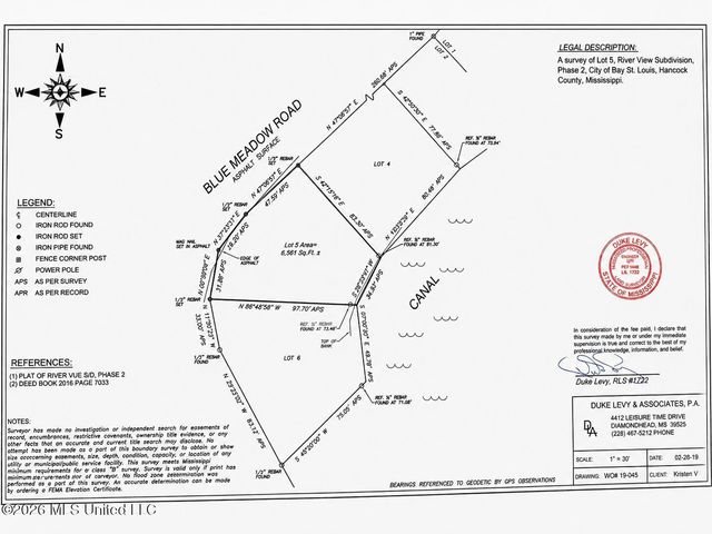 Blue Meadow, Bay Saint Louis, MS 39520