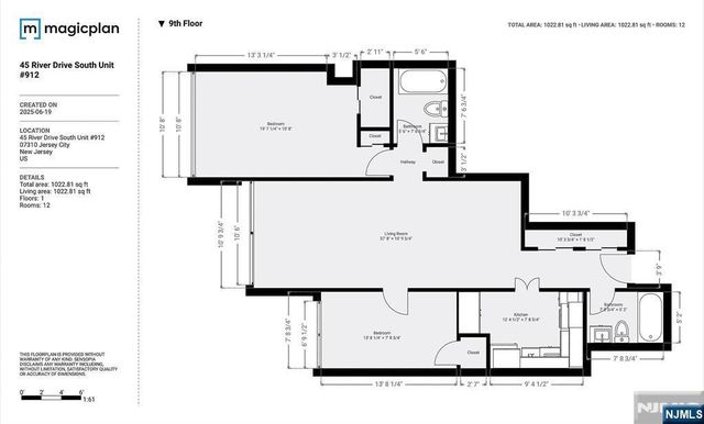 45 S River Drive 912, Jersey City, NJ 07310