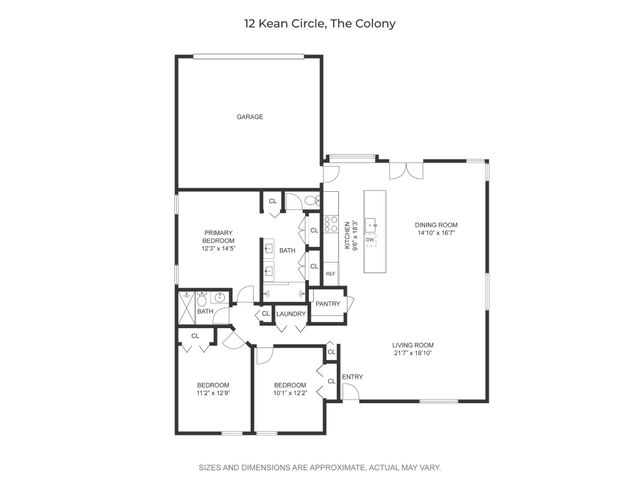 12 Kean Circle, The Colony, TX 75056