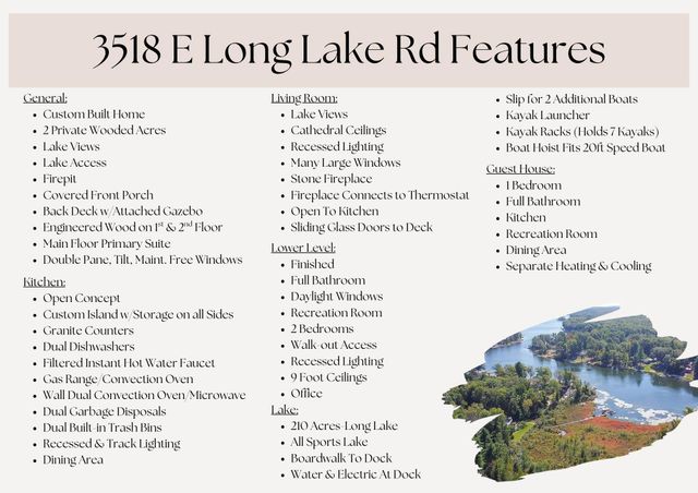 3518 E Long Lake Road, Harrison, MI 48625