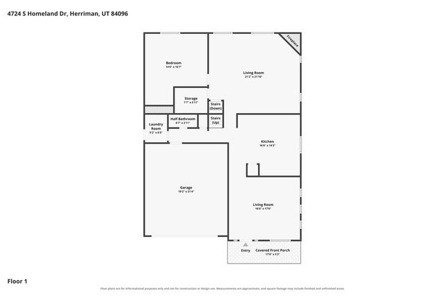4724 W HOMELAND DR, Herriman, UT 84096
