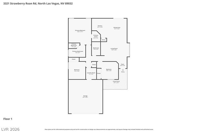 3321 Strawberry Roan Road, North Las Vegas, NV 89032