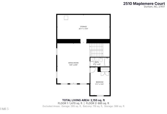 2510 Maplemere Court, Durham, NC 27703