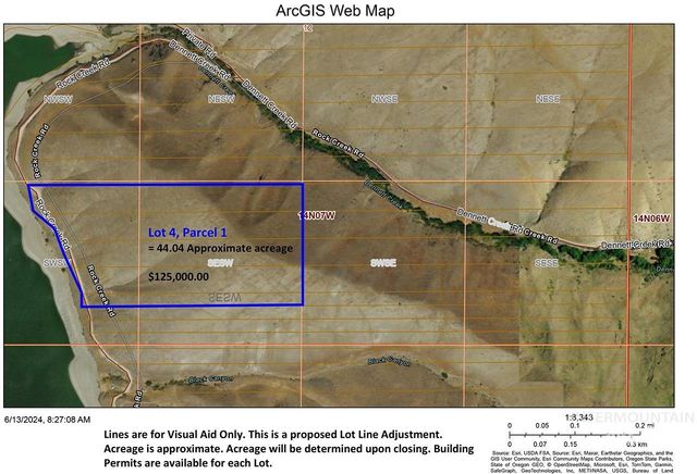 Lot 4, Parcel 1 Rock Creek Rd, Weiser, ID 83672