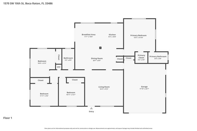 1570 SW 10th Street, Boca Raton, FL 33486
