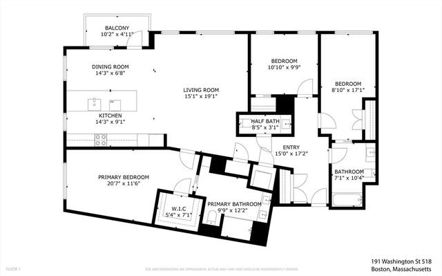 191 Washington Street 518, Boston, MA 02135