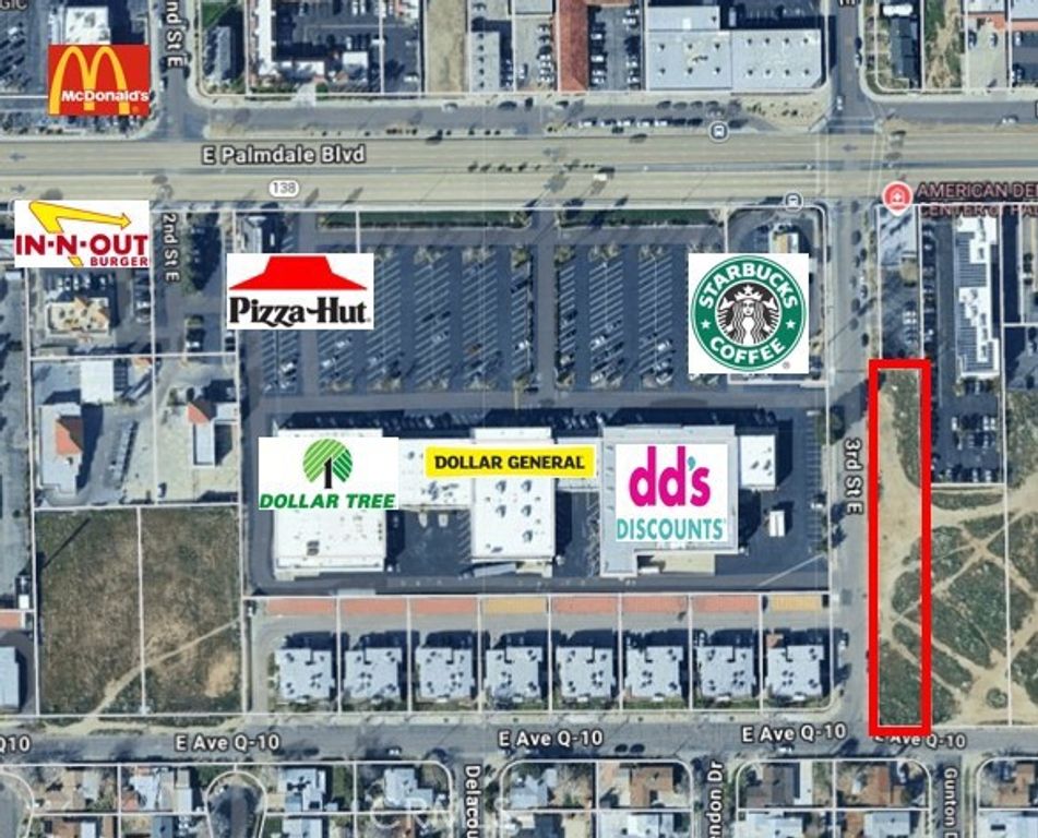 0 COR 3RD STE AVE Q10, Palmdale, CA 93550