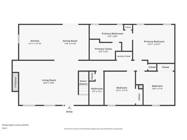 857 Jack Page Drive, Canton, GA 30115