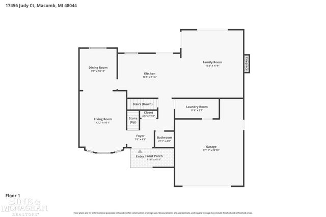 17456 Judy Court, Macomb Twp, MI 48044