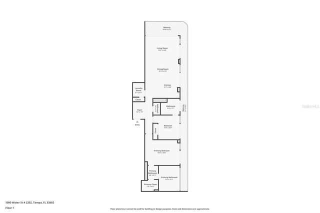 1000 WATER STREET 2202, Tampa, FL 33602