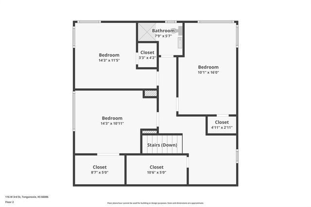 116 W 3rd Street, Tonganoxie, KS 66086