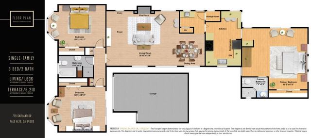 779 Garland Drive, Palo Alto, CA 94303