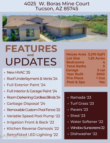 4025 W Boras Mine Court, Tucson, AZ 85745
