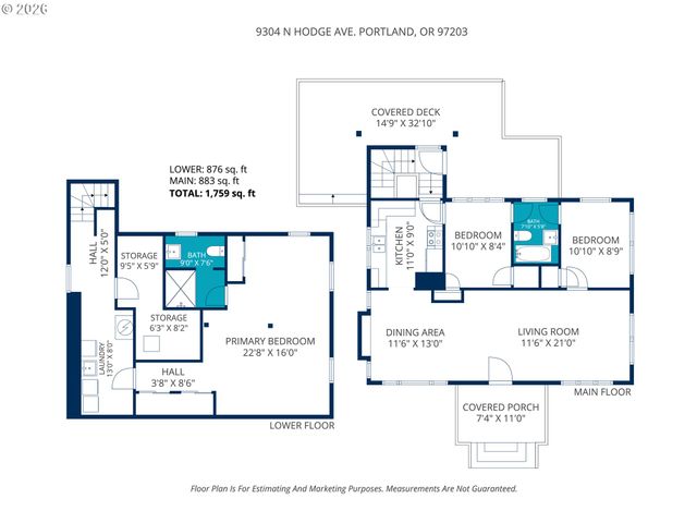 9304 N HODGE Ave, Portland, OR 97203