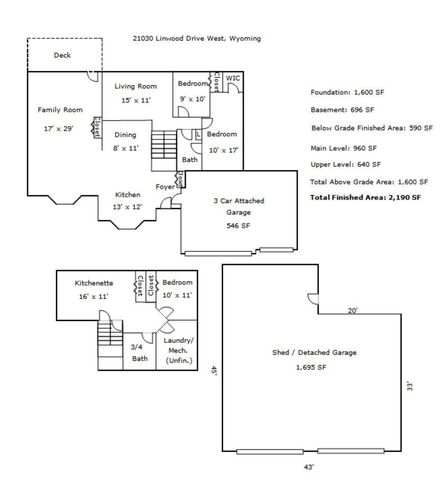 21030 W Linwood Drive NE, Wyoming, MN 55079