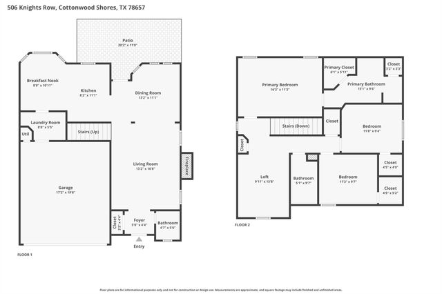 506 Knights ROW, Cottonwood Shores, TX 78657