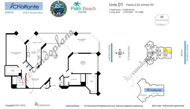 500 S Ocean Boulevard 801, Boca Raton, FL 33432