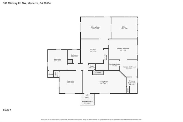 301 Midway NW Road, Marietta, GA 30064