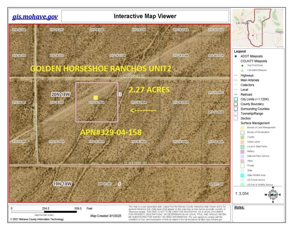 0 W Toluca Drive, Golden Valley, AZ 86413