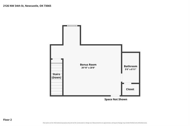 2126 NW 34th Street, Newcastle, OK 73065