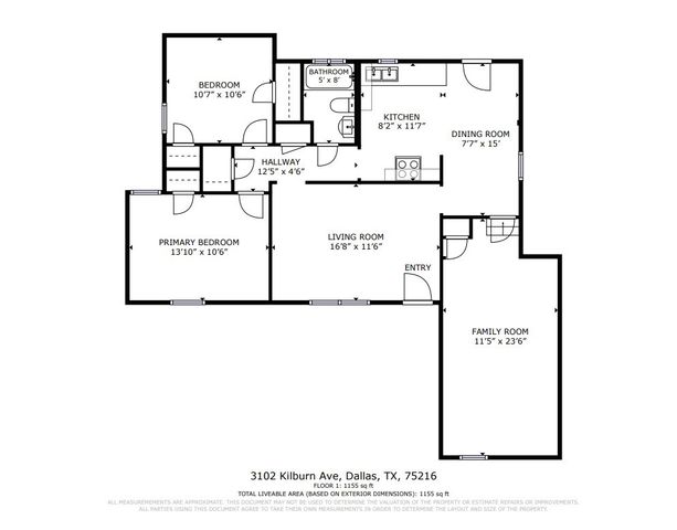 3102 Kilburn Avenue, Dallas, TX 75216