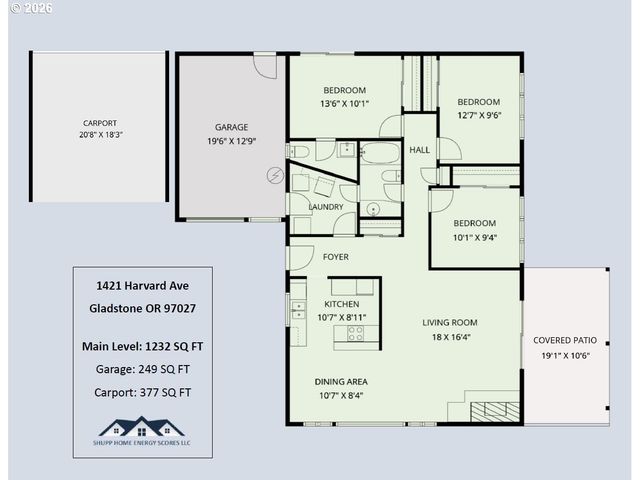 1421 HARVARD Ave, Gladstone, OR 97027