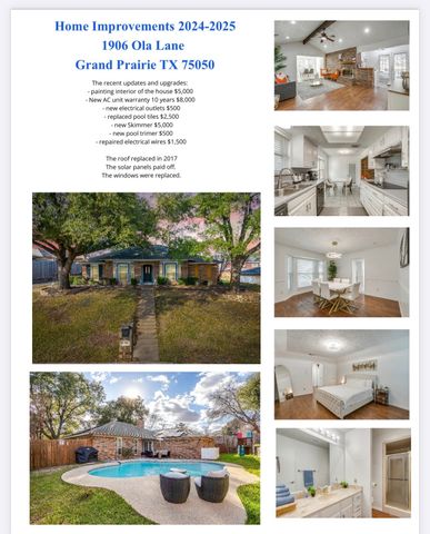 1906 Ola Lane, Grand Prairie, TX 75050