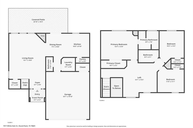 1917 White Oak CIR, Round Rock, TX 78681