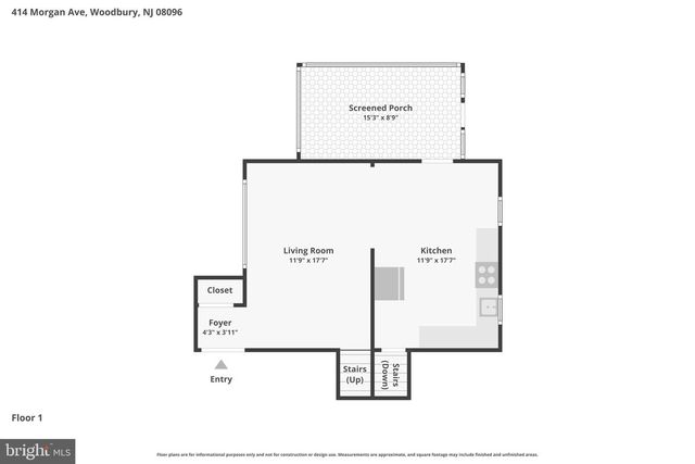 414 MORGAN AVE, Woodbury, NJ 08096